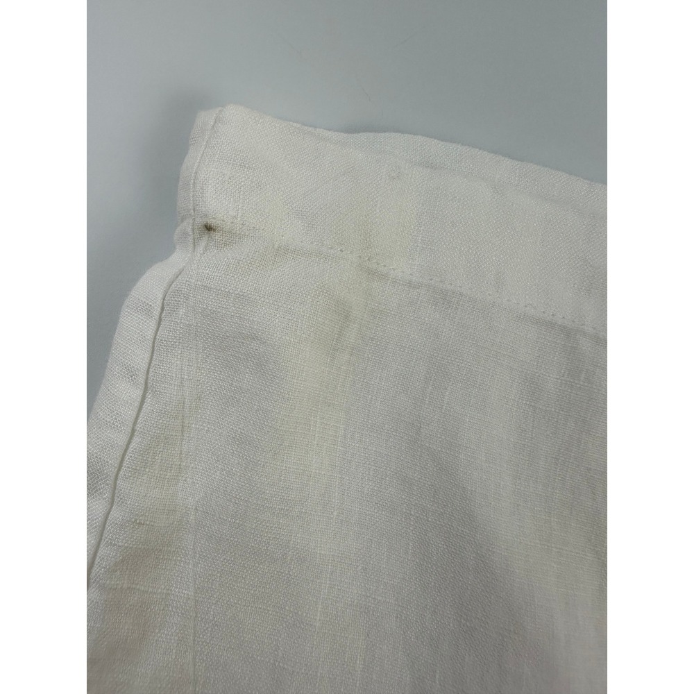 Quince White European Flax Linen Pant Pull On Relaxed Comfort Pockets Small - Picture 15 of 16